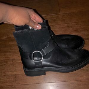 Calvin Klein leather boots